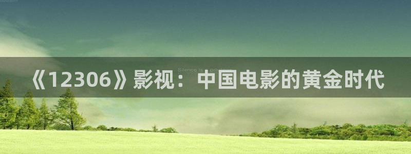 神马电影网新新：《12306》影视：中国电影的黄金时代