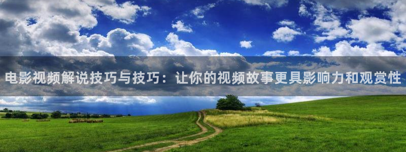 新视觉神马电影院：电影视频解说技巧与技巧：让你的视频故事更具影响力和观赏性