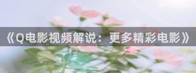 神马午夜影院91：《Q电影视频解说：更多精彩电影》